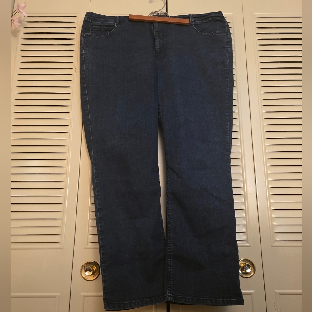 Jones New York Lexington Straight Dark Blue Straight Leg Jeans